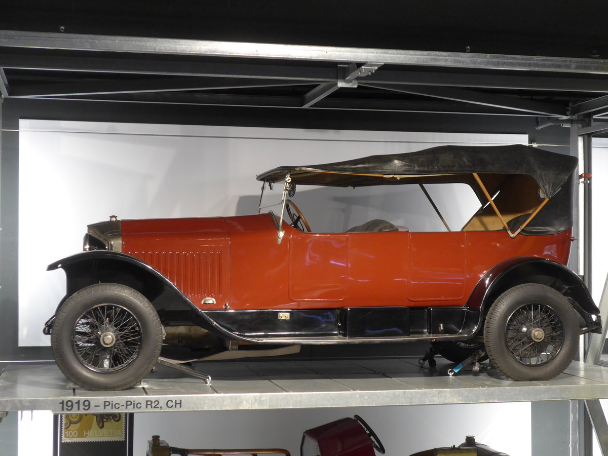 (179'792) - Pic-Pic R2 von 1919 am 29. April 2017 in Luzern, Verkehrshaus