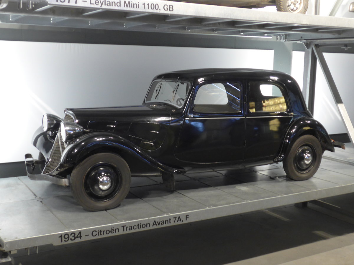 (179'822) - Citro�n Traction Avant 7A von 1934 am 29. April 2017 in Luzern, Verkehrshaus