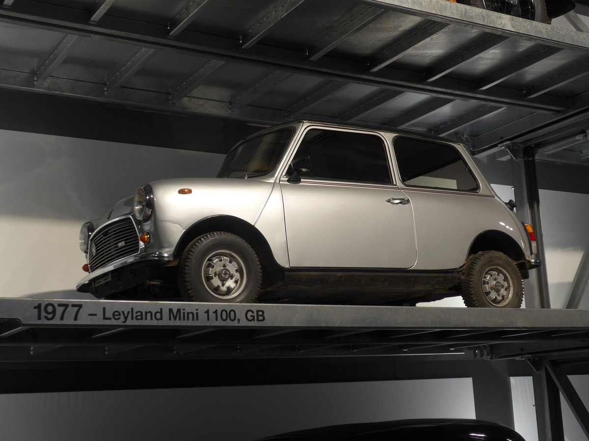 (179'823) - Leyland Mini 1100 von 1977 am 29. April 2017 in Luzern, Verkehrshaus
