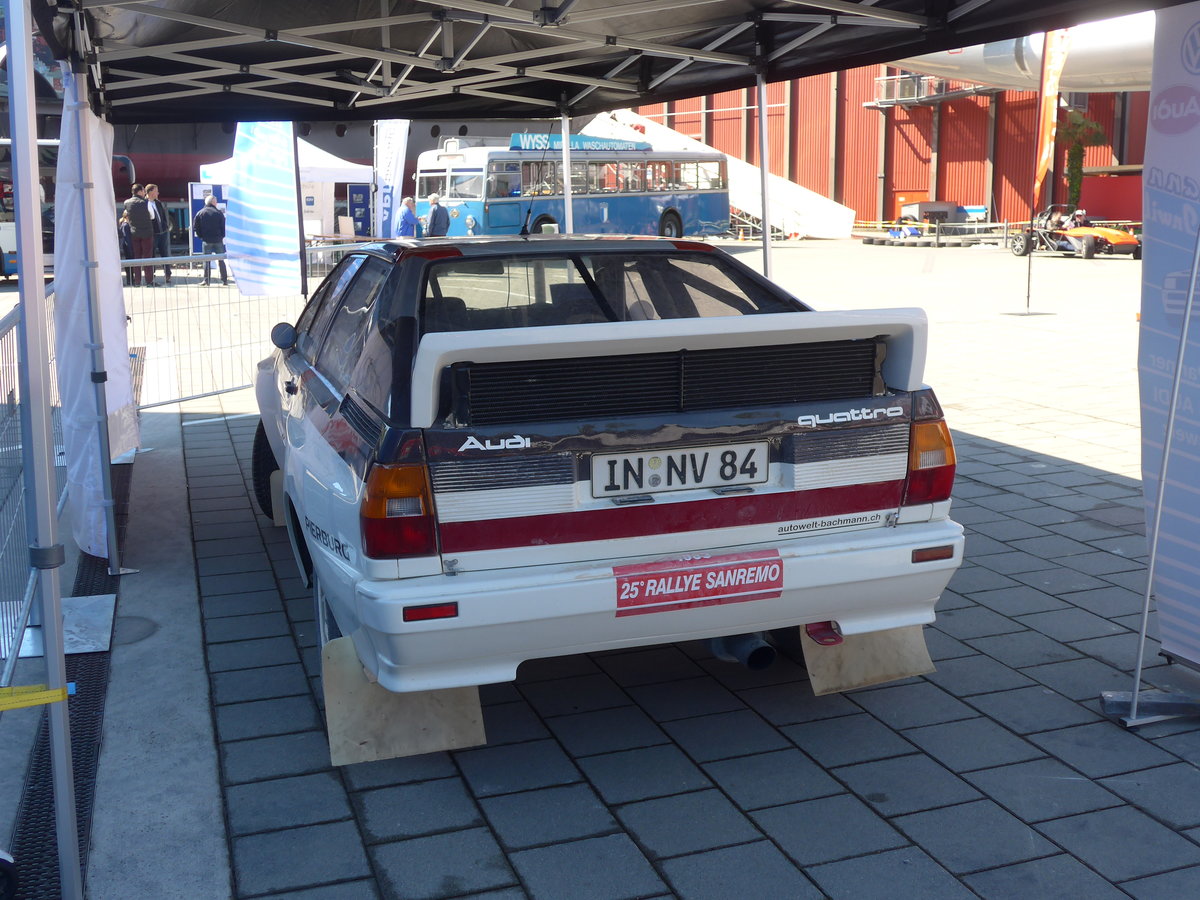 (179'829) - Audi - IN-NV 84 - am 29. April 2017 in Luzern, Verkehrshaus