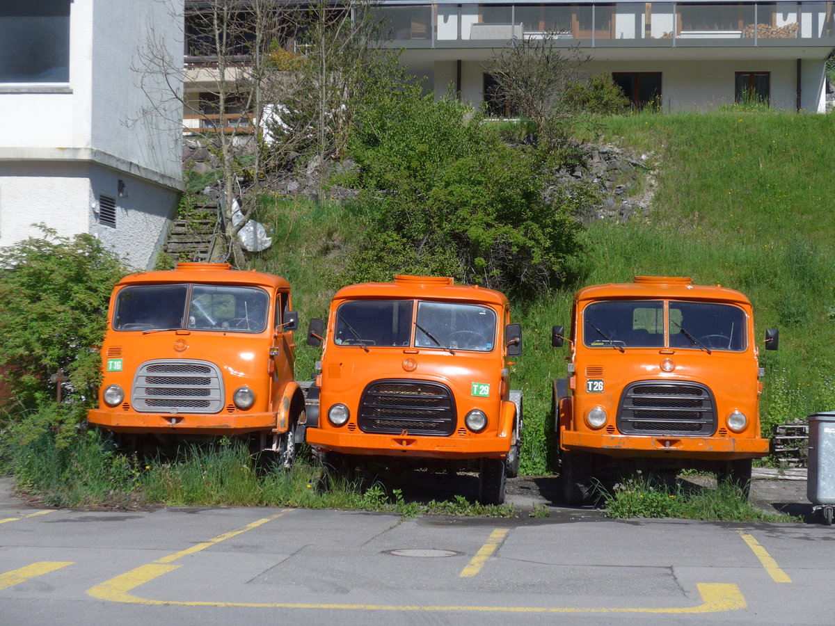 (180'138) - ARGE Tunnel, Visp - Nr. T16, T29 + T26 - Steyr am 15. Mai 2017 in Frutigen