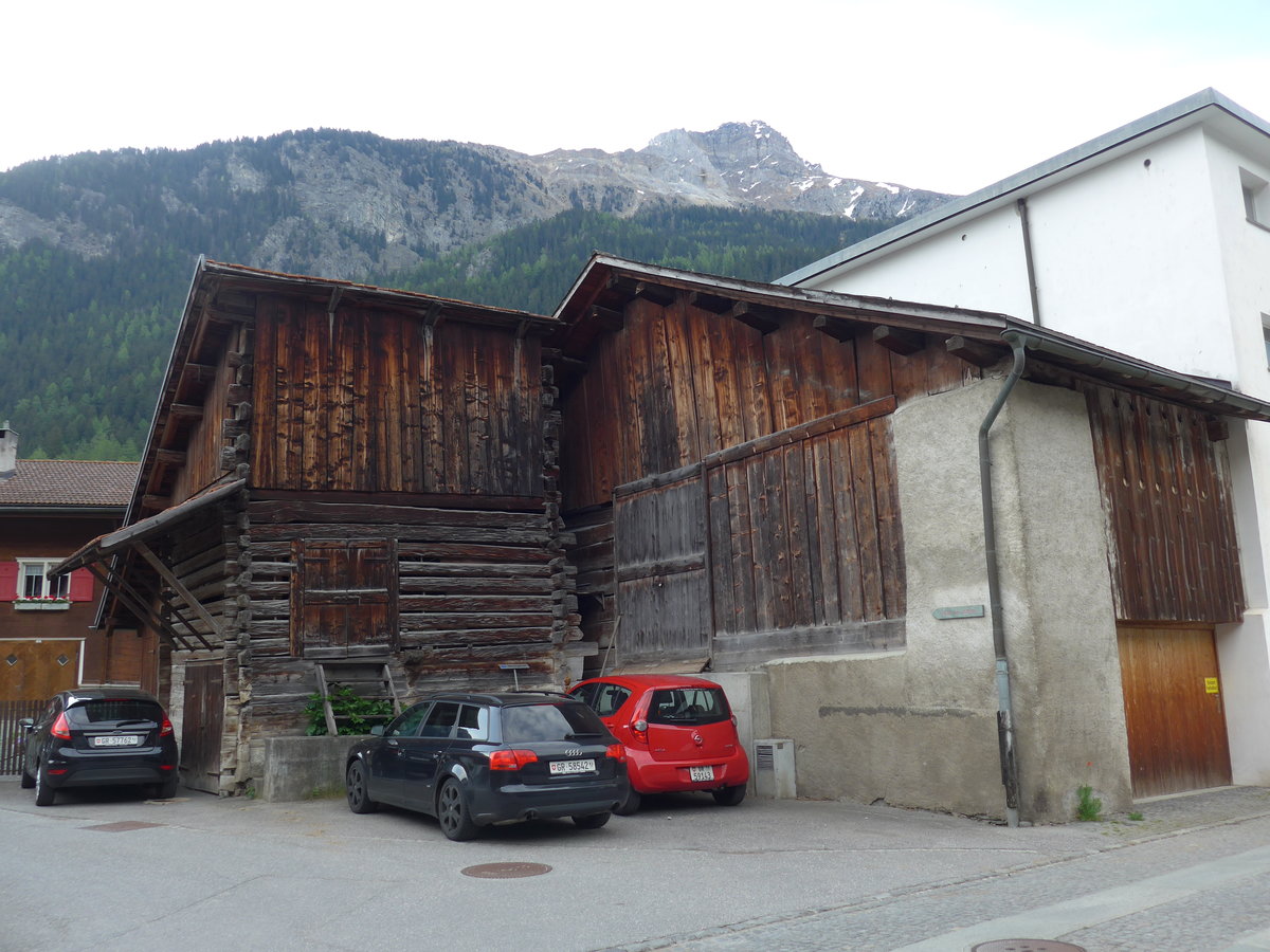 (180'473) - Alte Scheune am 23. Mai 2017 in Andeer