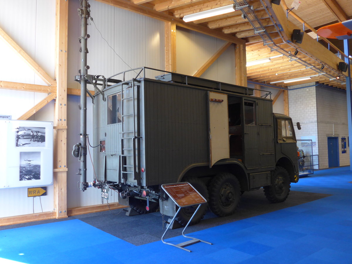 (180'822) - Kurzwellen-Funkstation - M+3027 - Saurer am 27. Mai 2017 in D�bendorf, Fliegermuseum 