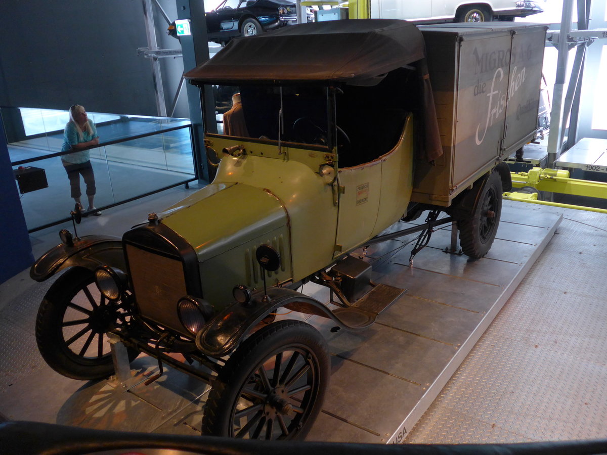 (180'854) - Migros - Ford TT von 1926 am 28. Mai 2017 in Luzern, Verkehrshaus