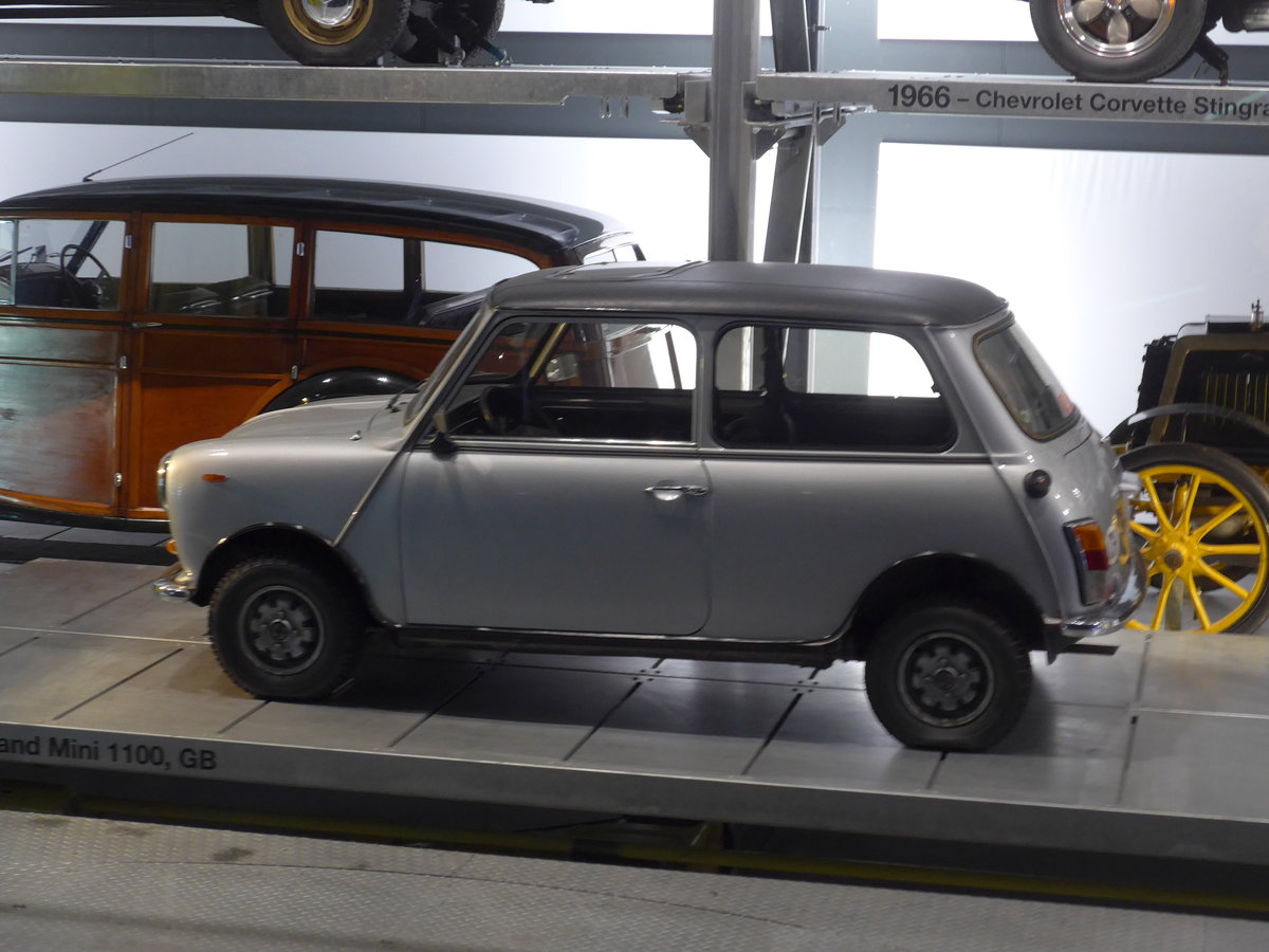 (180'862) - Leyland Mini 1100 von 1977 am 28. Mai 2017 in Luzern, Verkehrshaus