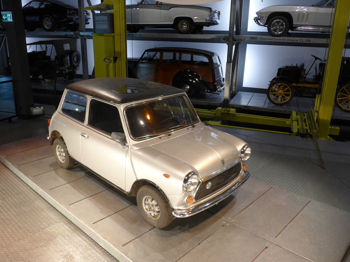 (180'866) - Leyland Mini 1100 von 1977 am 28. Mai 2017 in Luzern, Verkehrshaus