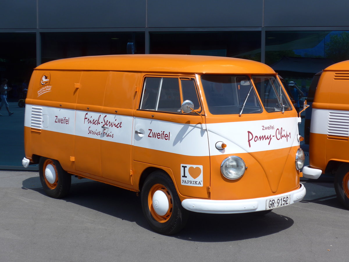 (180'884) - Zweifel - GR 9152 - Volkswagen am 28. Mai 2017 in Luzern, Allmend