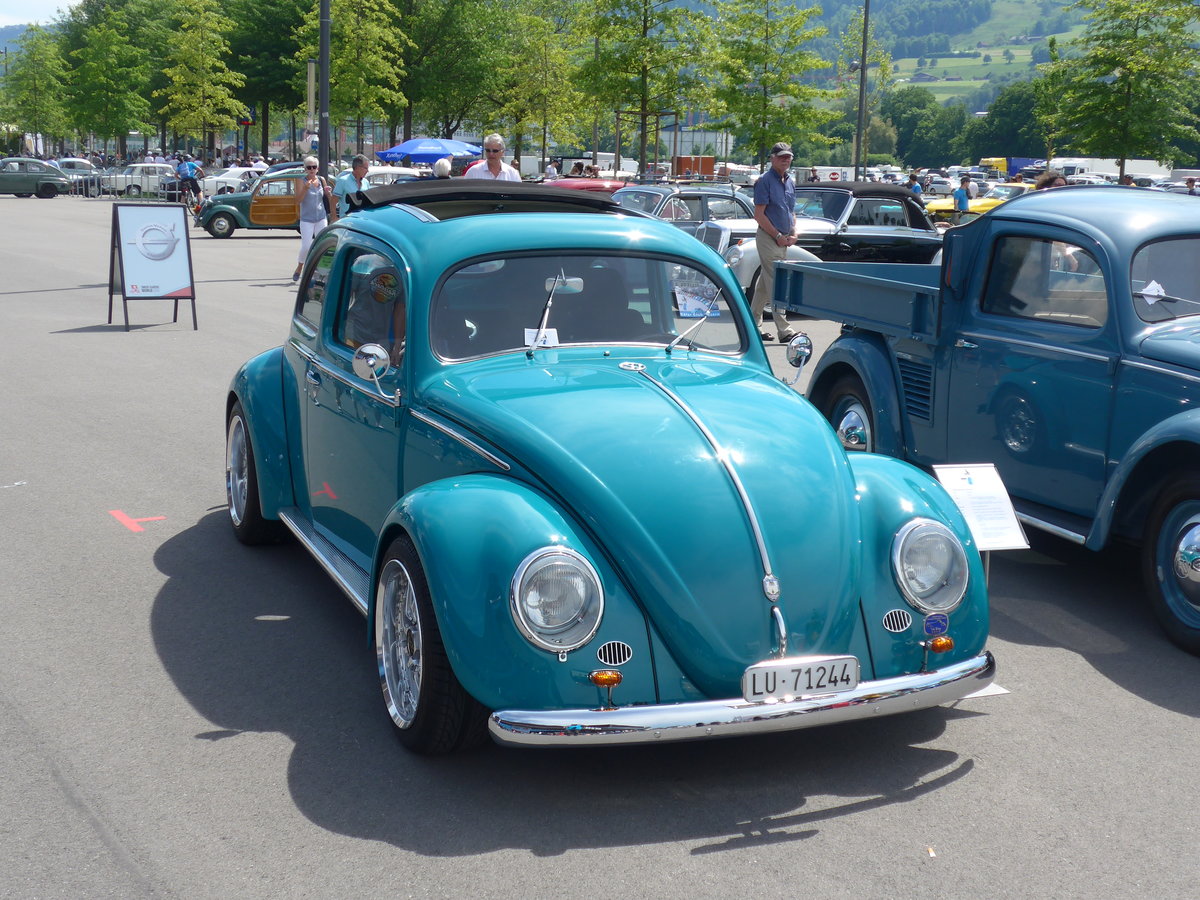 (180'887) - VW-K�fer - LU 71'244 - am 28. Mai 2017 in Luzern, Allmend