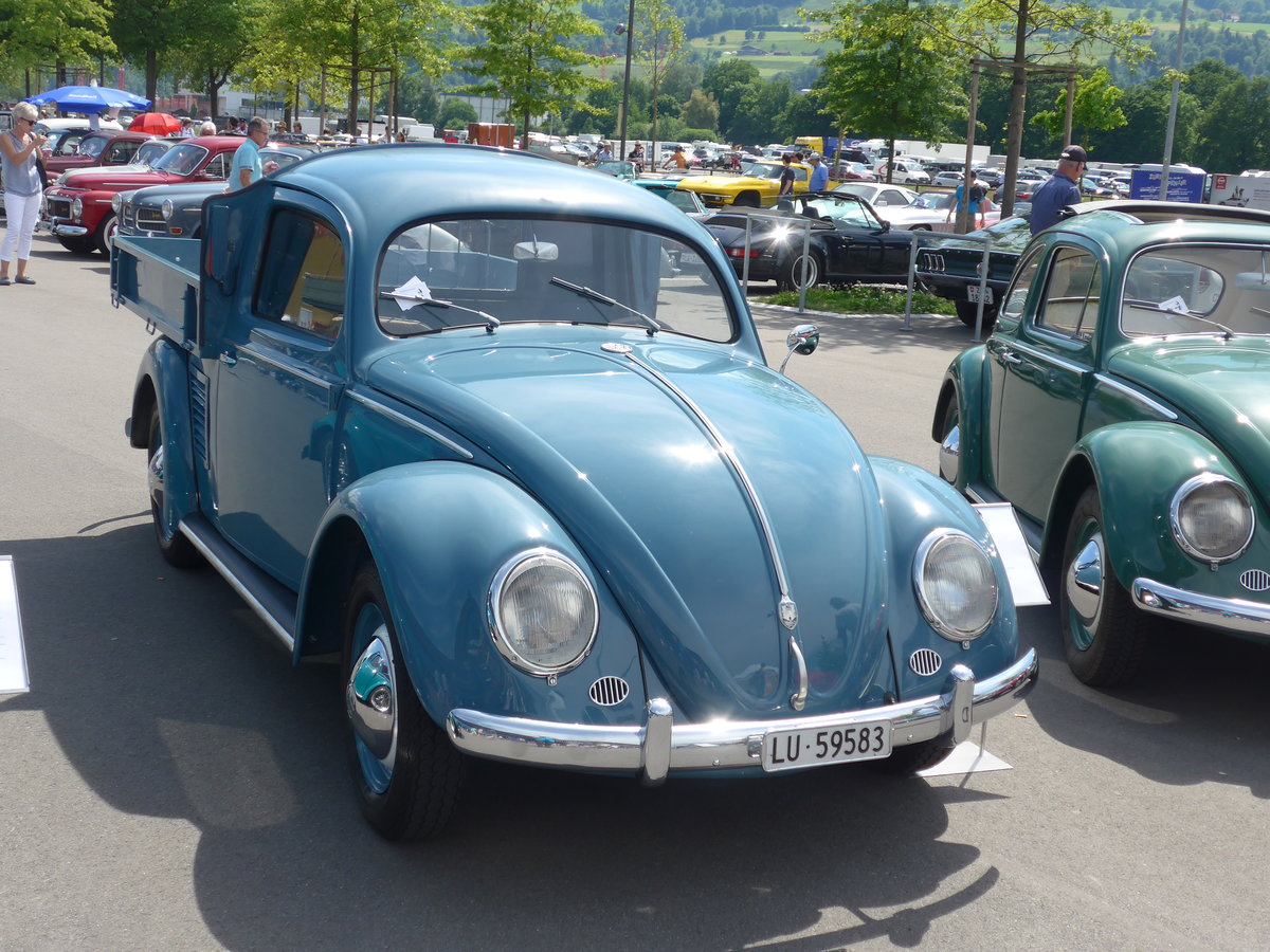 (180'888) - VW-K�fer - LU 59'583 - am 28. Mai 2017 in Luzern, Allmend