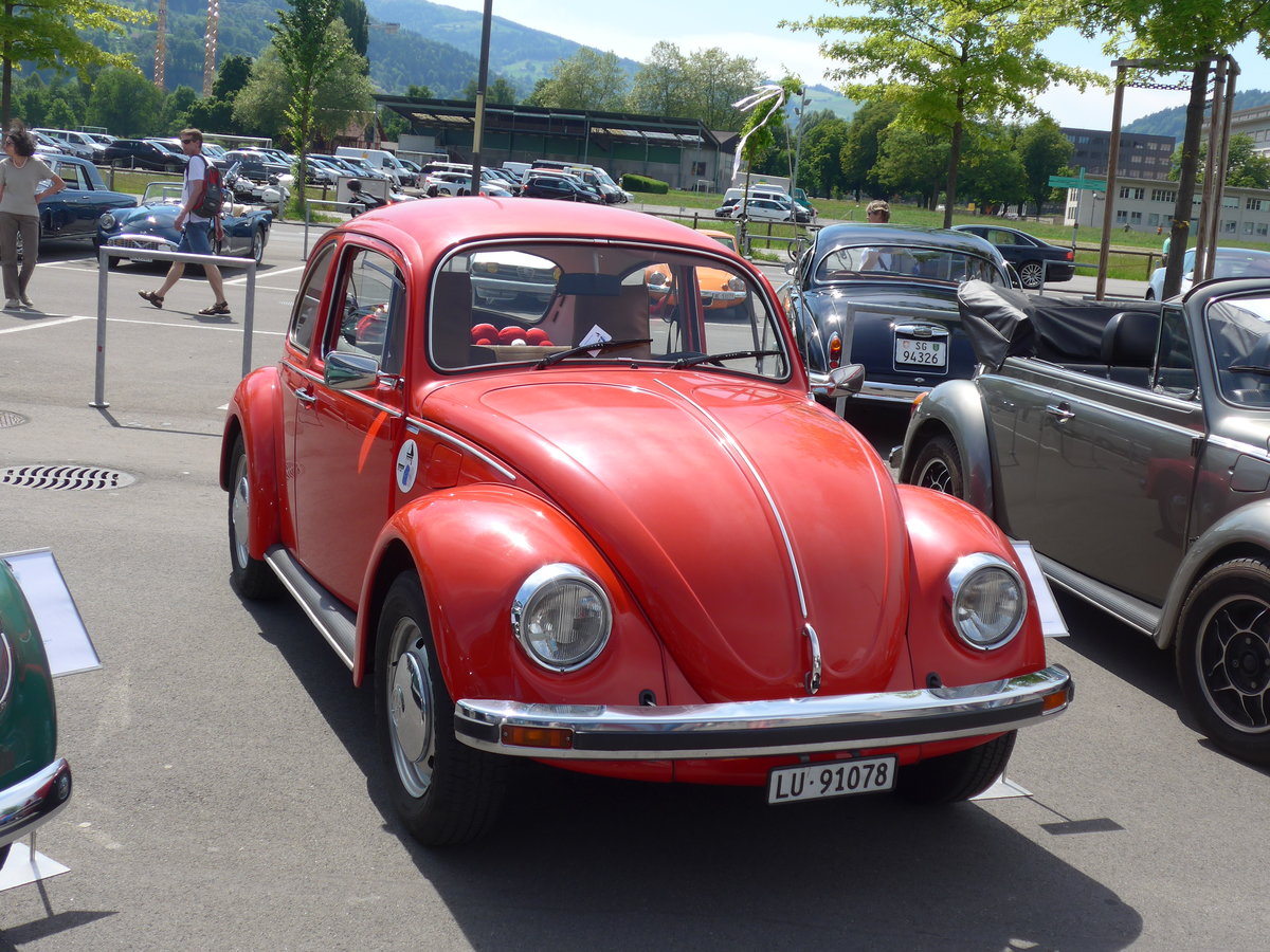(180'890) - VW-K�fer - LU 91'078 - am 28. Mai 2017 in Luzern, Allmend