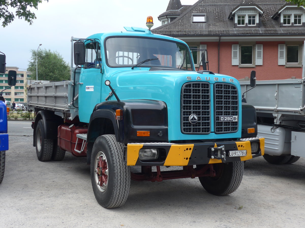(181'267) - Amstein, Willisau - LU 91'278 U - Saurer am 24. Juni 2017 in Aigle, Saurertreffen