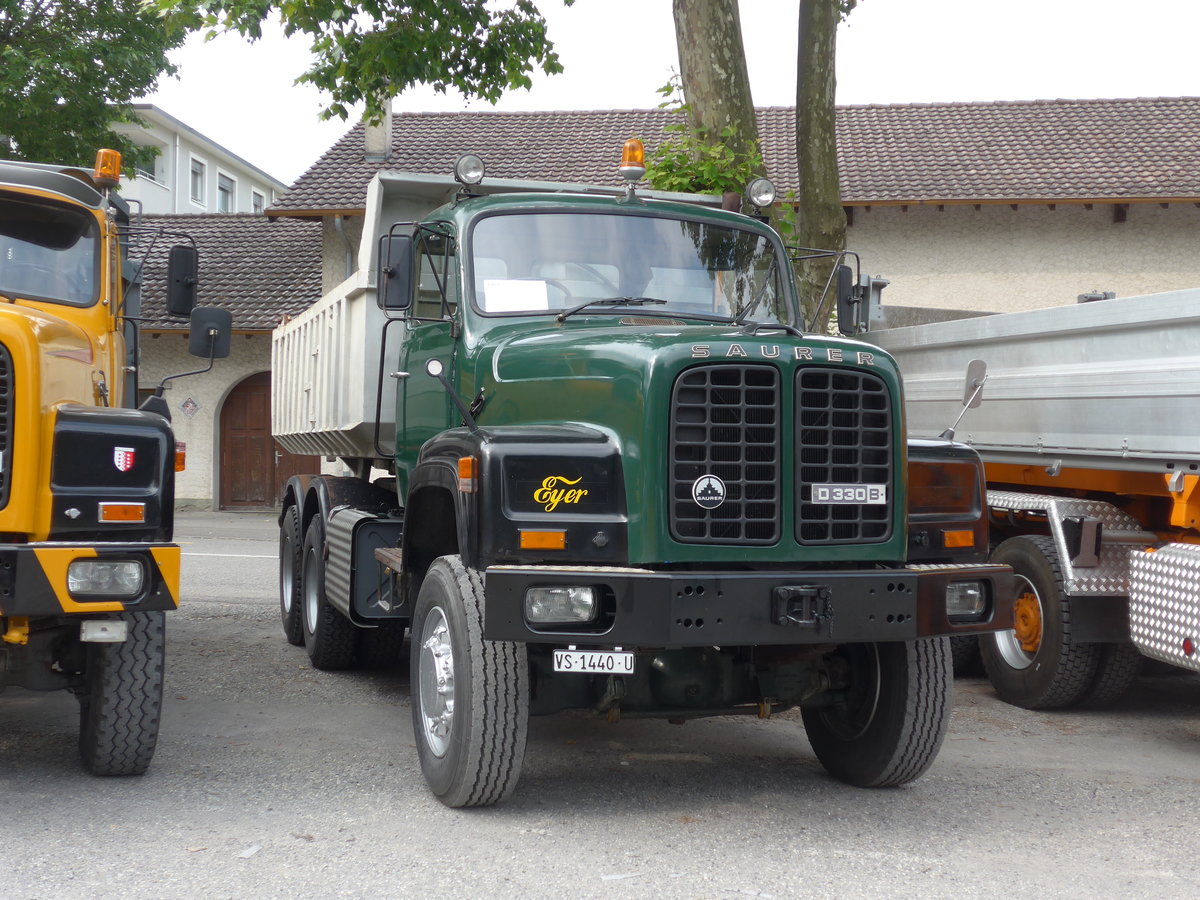 (181'276) - Eyer - VS 1440 U - Saurer am 24. Juni 2017 in Aigle, Saurertreffen