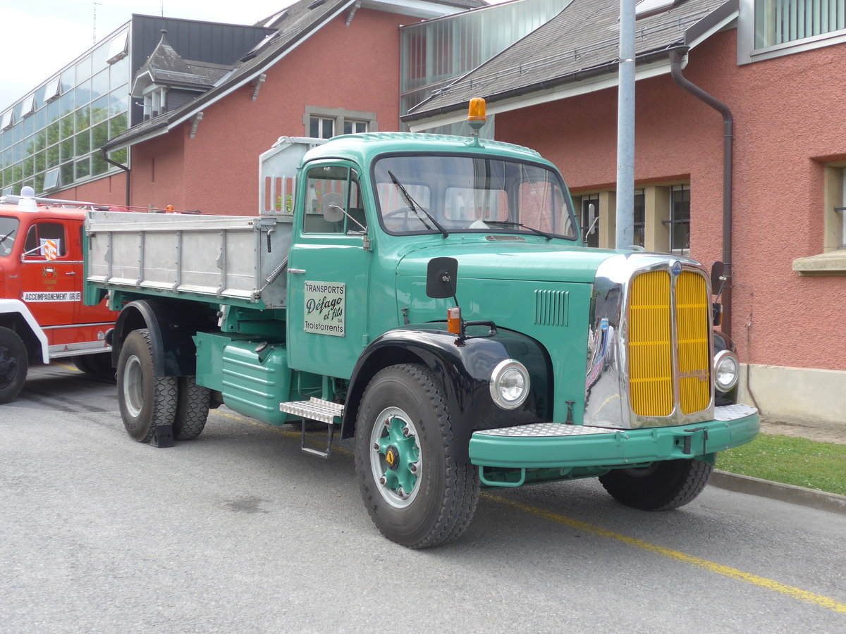 (181'290) - D�fago, Troistorrents - Saurer am 24. Juni 2017 in Aigle, Saurertreffen