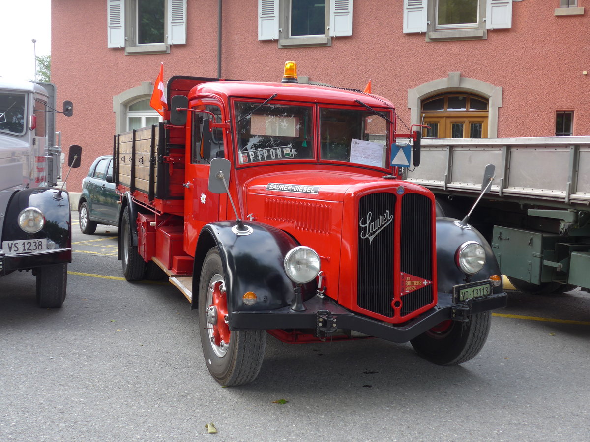 (181'306) - Saurer - VD 13'113 - am 24. Juni 2017 in Aigle, Saurertreffen
