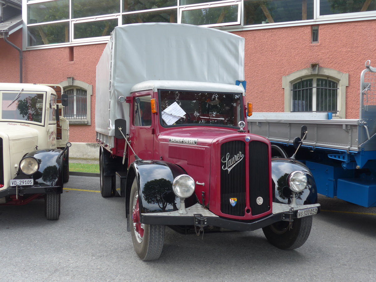 (181'310) - Saurer - VS 320'052 - am 24. Juni 2017 in Aigle, Saurertreffen