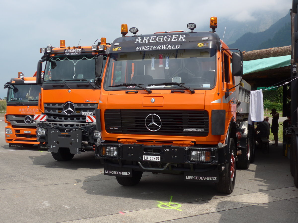 (181'375) - Aregger, Finsterwald - LU 16'219) - Mercedes am 24. Juni 2017 in Interlaken, Flugplatz