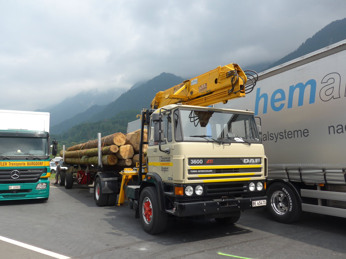 (181'381) - Zimmermann, Burgdorf - BE 45'471 - DAF am 24. Juni 2017 in Interlaken, Flugplatz