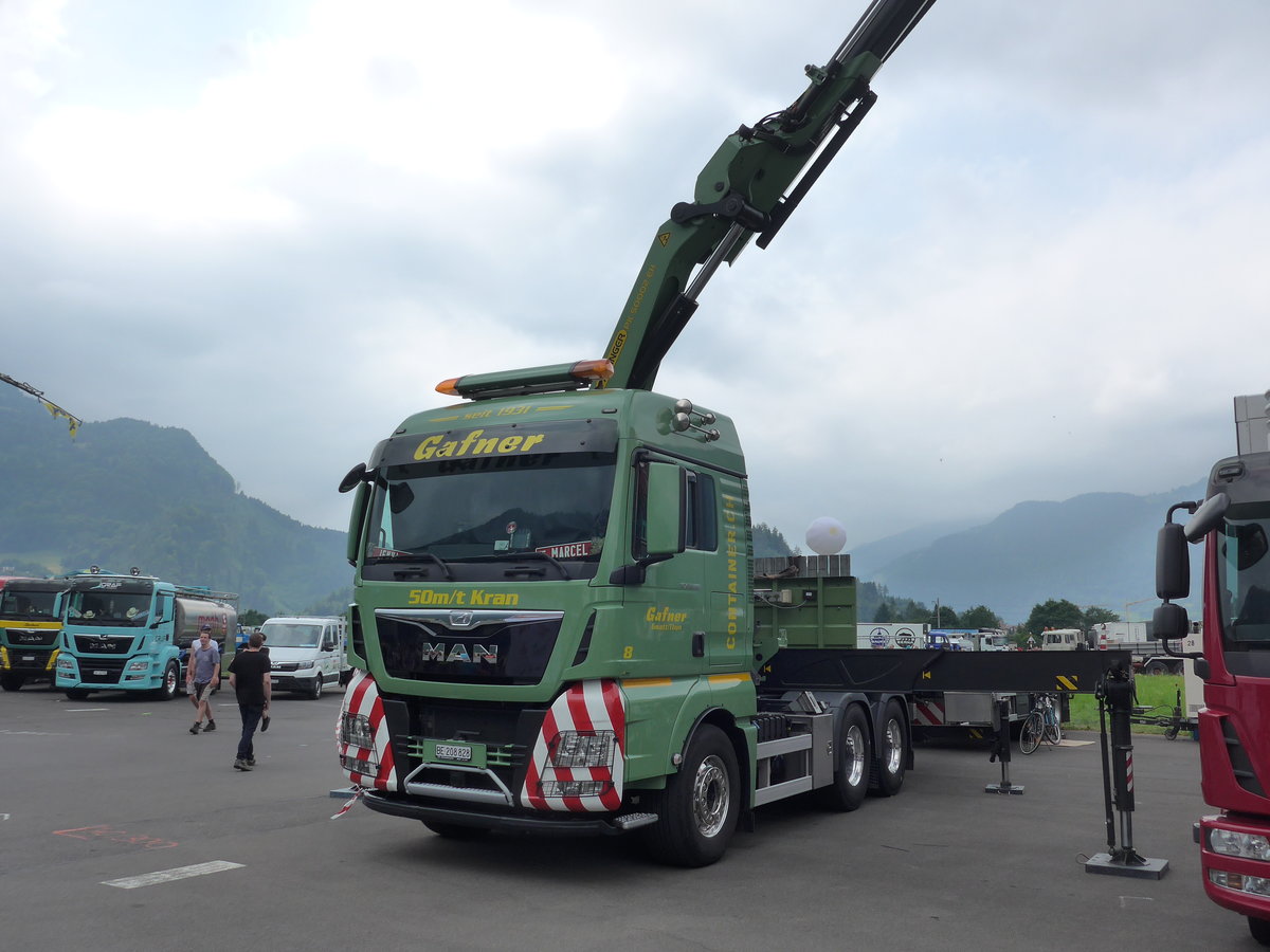 (181'387) - Gafner, Thun - Nr. 8/BE 208'828 - MAN am 24. Juni 2017 in Interlaken, Flugplatz