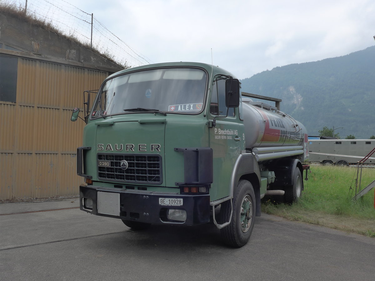 (181'394) - Brechtb�hl, Muri - Nr. 9/BE 10'928 - Saurer am 24. Juni 2017 in Interlaken, Flugplatz