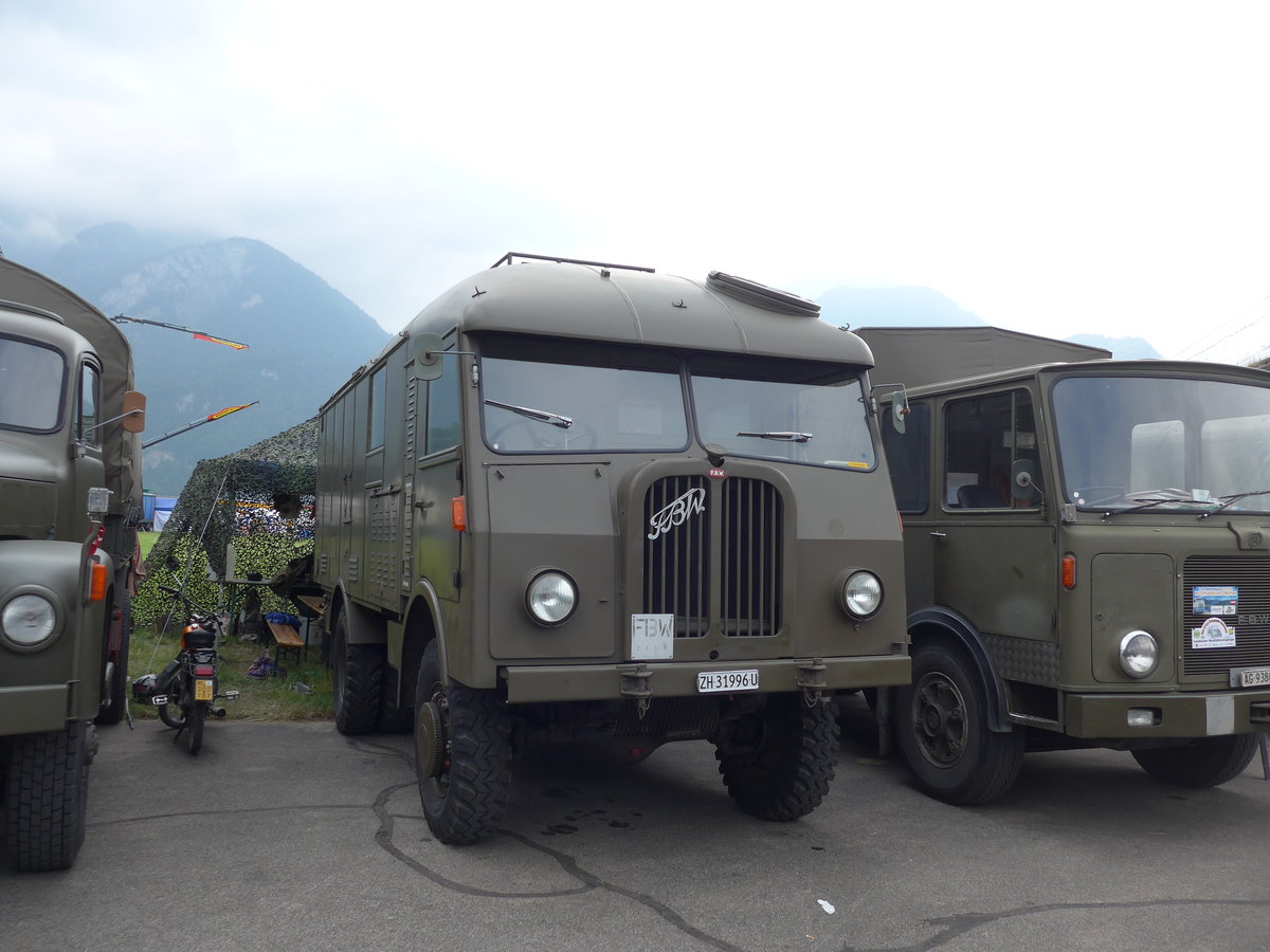 (181'396) - FBW - ZH 31'996 U - am 24. Juni 2017 in Interlaken, Flugplatz