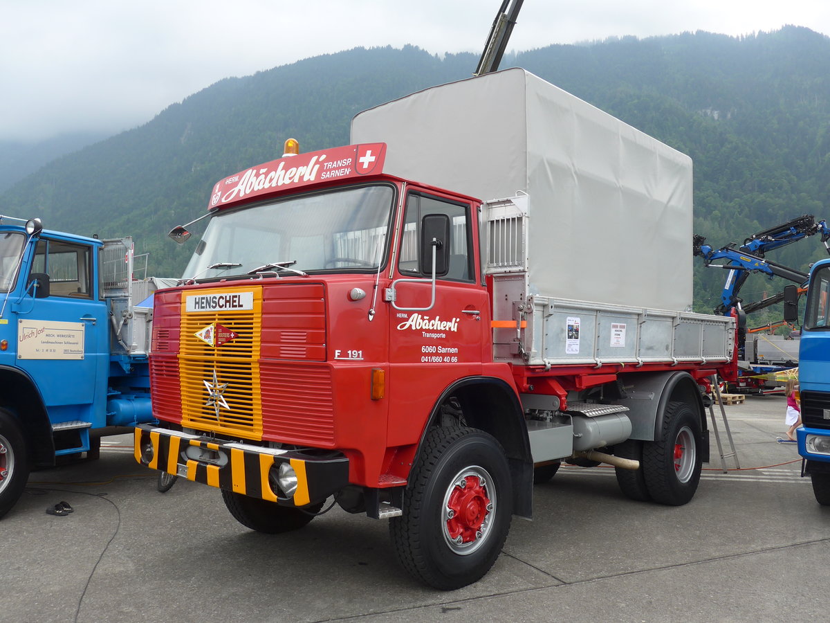 (181'407) - Ab�cherli, Sarnen - Henschel am 24. Juni 2017 in Interlaken, Flugplatz