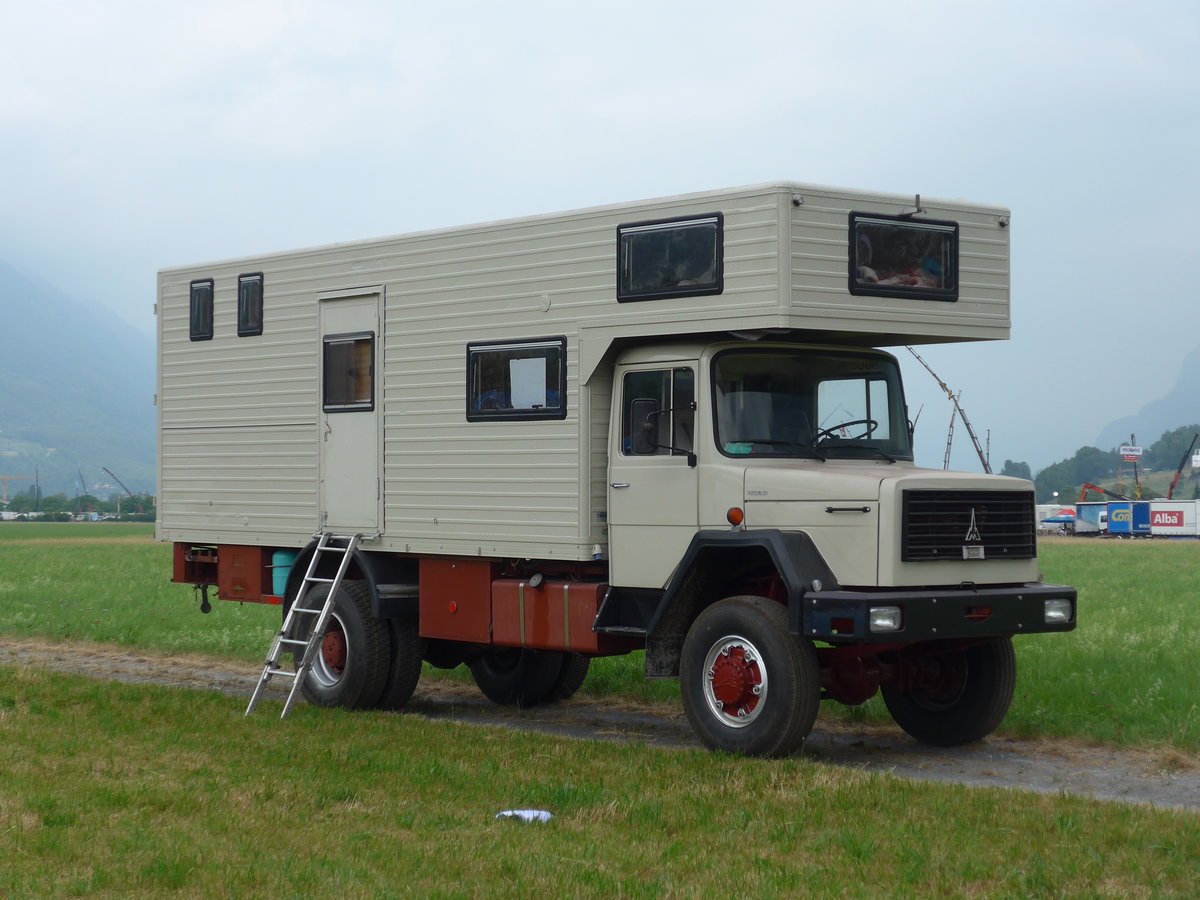 (181'413) - B�hlmann, Riggisberg - Magirus-Deutz am 24. Juni 2017 in Interlaken, Flugplatz