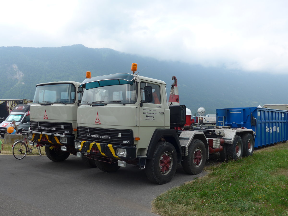 (181'415) - B�hlmann, Riggisberg - Magirus-Deutz am 24. Juni 2017 in Interlaken, Flugplatz