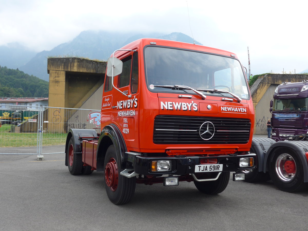 (181'432) - Newby's, Newhaven - TJA 591 R - Mercedes am 24. Juni 2017 in Interlaken, Flugplatz
