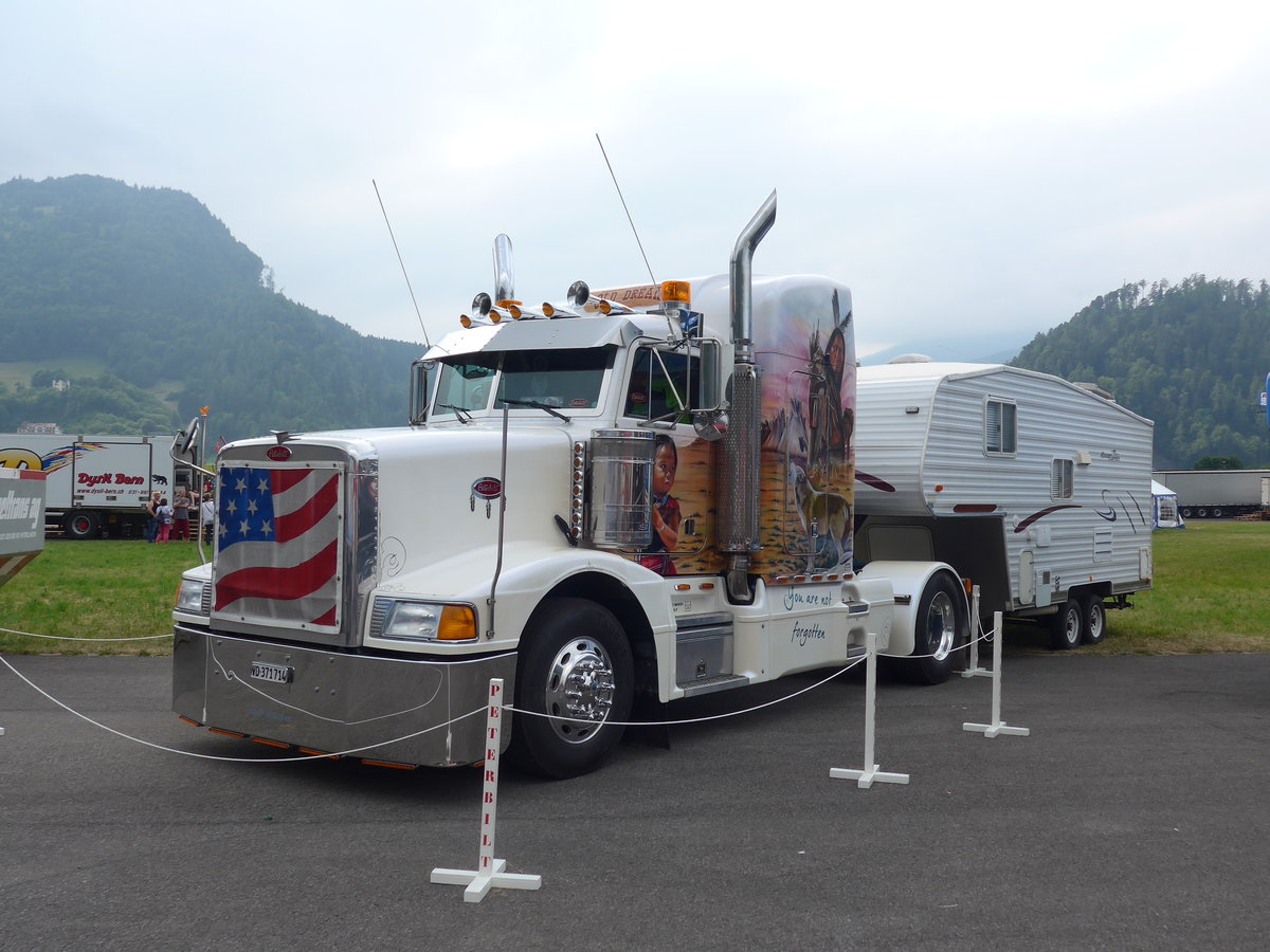 (181'435) - Peterbilt - VD 371'714 - am 24. Juni 2017 in Interlaken, Flugplatz