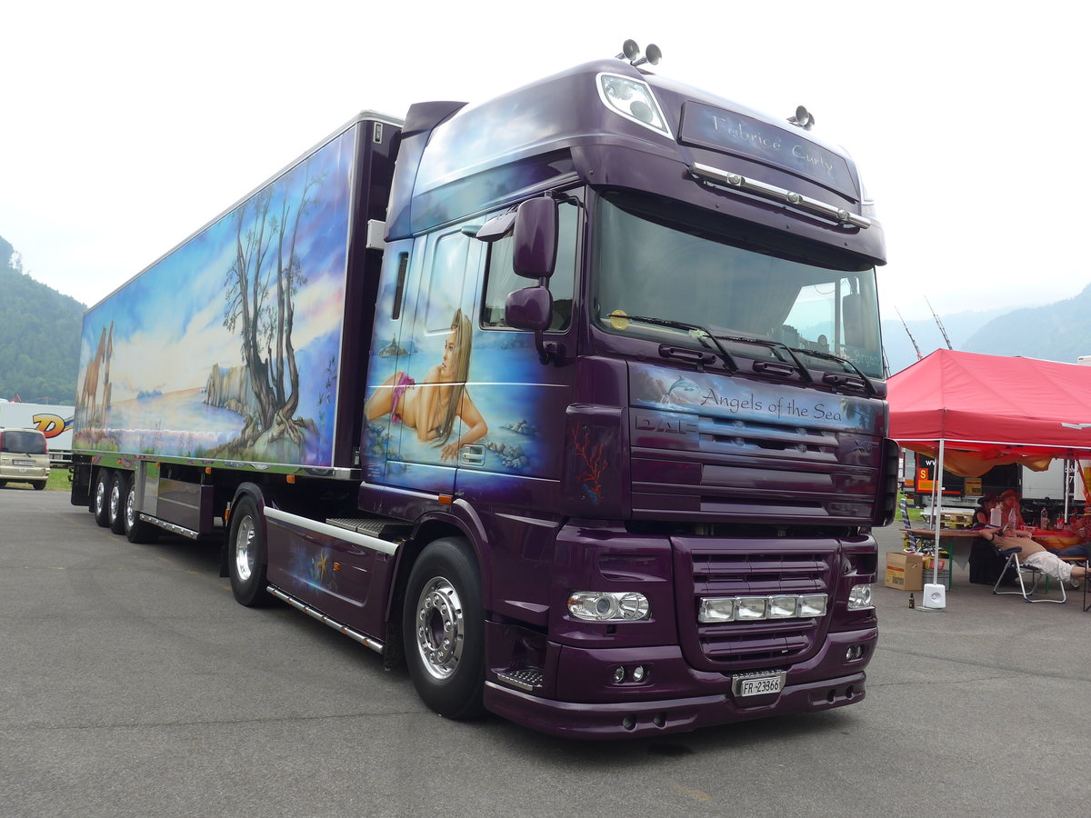 (181'438) - Curty, Prez-vers-Nor�az - FR 23'366 - DAF am 24. Juni 2017 in Interlaken, Flugplatz