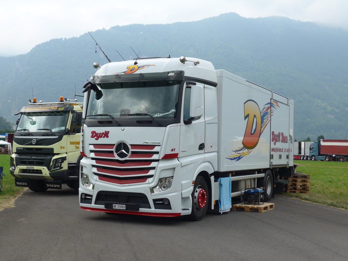 (181'443) - Dysli, Bern - Nr. 41/BE 73'783 - Mercedes am 24. Juni 2017 in Interlaken, Flugplatz