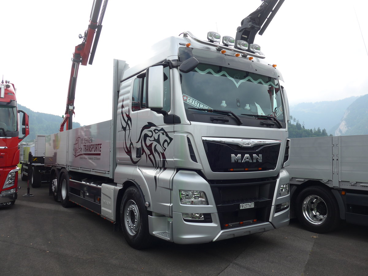 (181'461) - Kernen, Kerzers - FR 277'677 - MAN am 24. Juni 2017 in Interlaken, Flugplatz