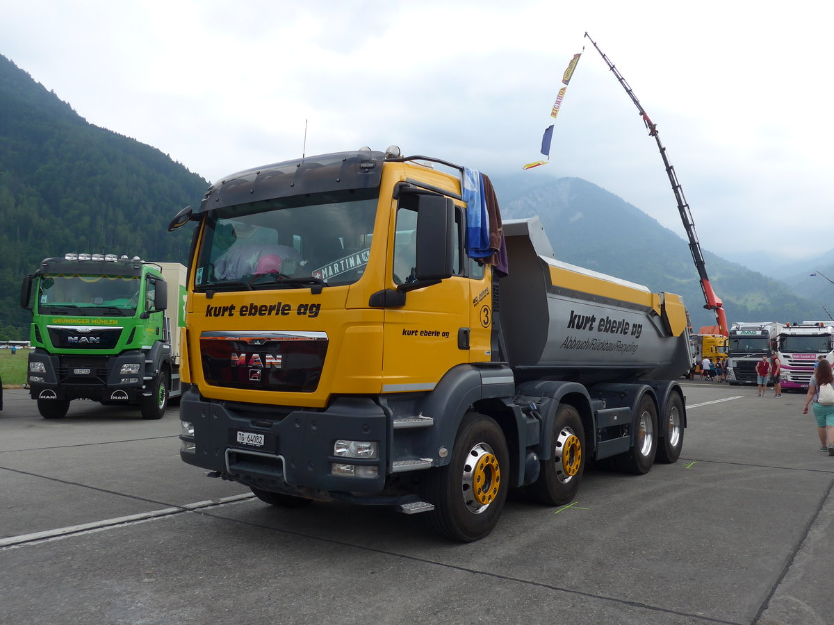 (181'471) - Eberle, Freidorf - Nr. 3/TG 64'082 - MAN am 24. Juni 2017 in Interlaken, Flugplatz