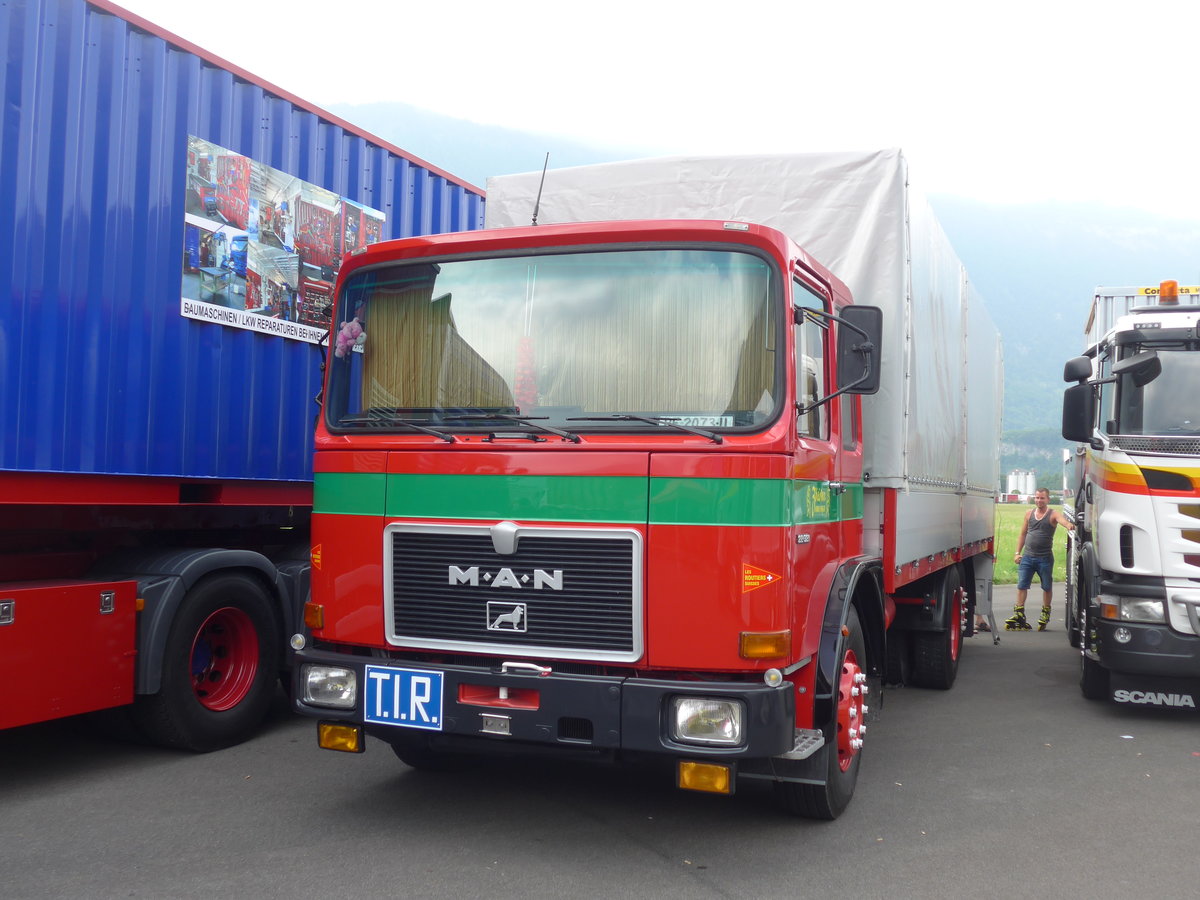 (181'478) - Zb�ren, Konolfingen - BE 2073 U - MAN am 24. Juni 2017 in Interlaken, Flugplatz