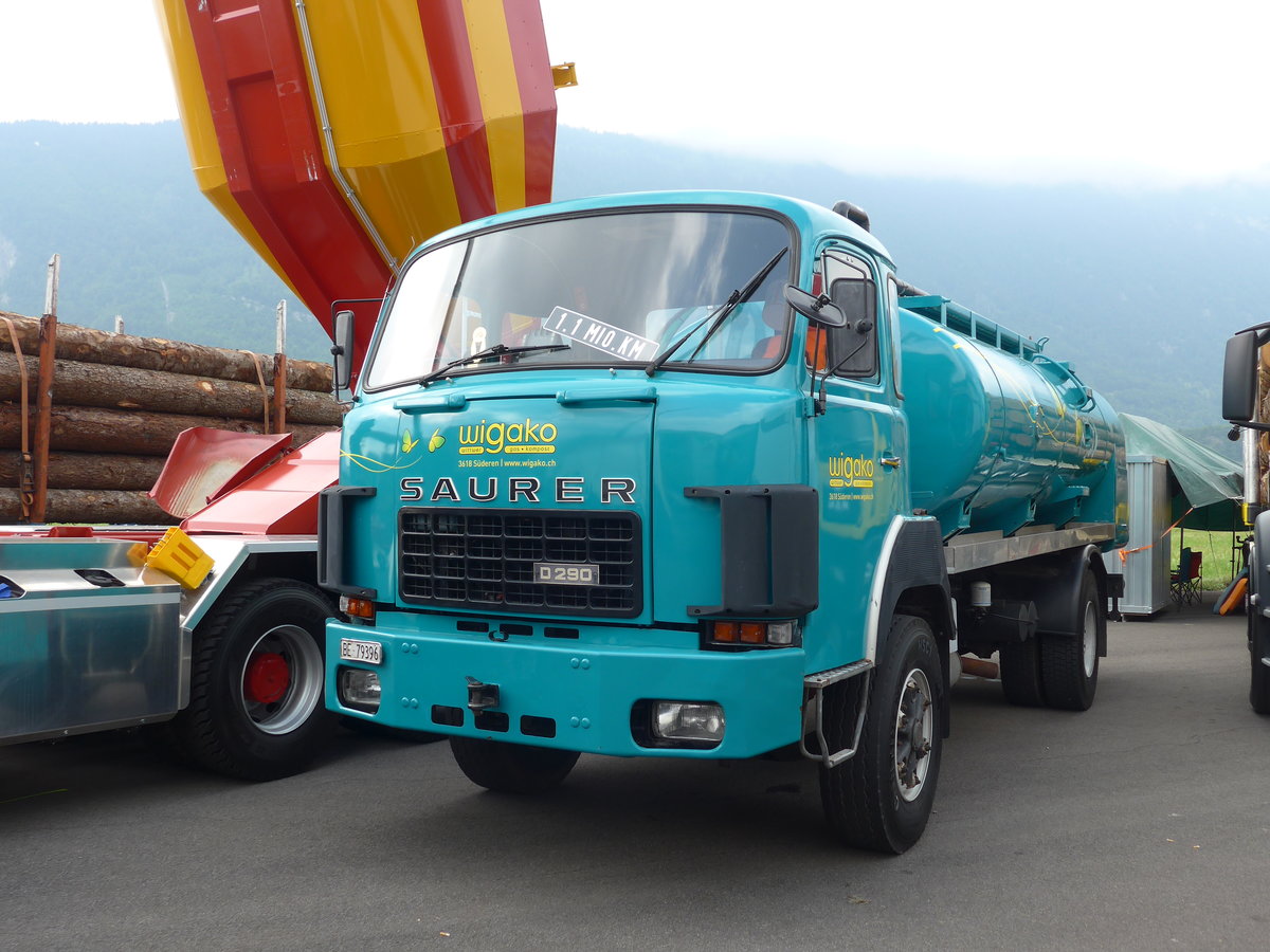 (181'480) - Wigako, S�deren - BE 79'396 - Saurer am 24. Juni 2017 in Interlaken, Flugplatz