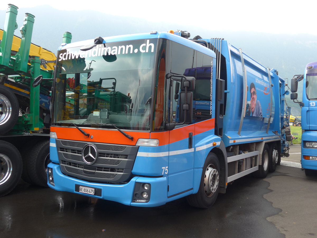 (181'484) - Schwendimann, M�nchenbuchsee - Nr. 75/BE 806'475 - Mercedes am 24. Juni 2017 in Interlaken, Flugplatz