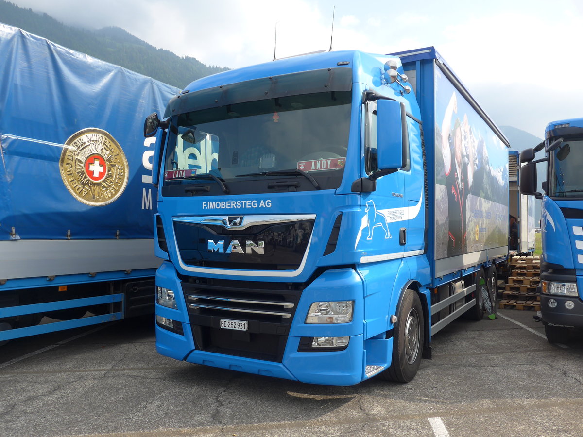 (181'487) - Imobersteg, Frutigen - BE 252'931 - MAN am 24. Juni 2017 in Interlaken, Flugplatz