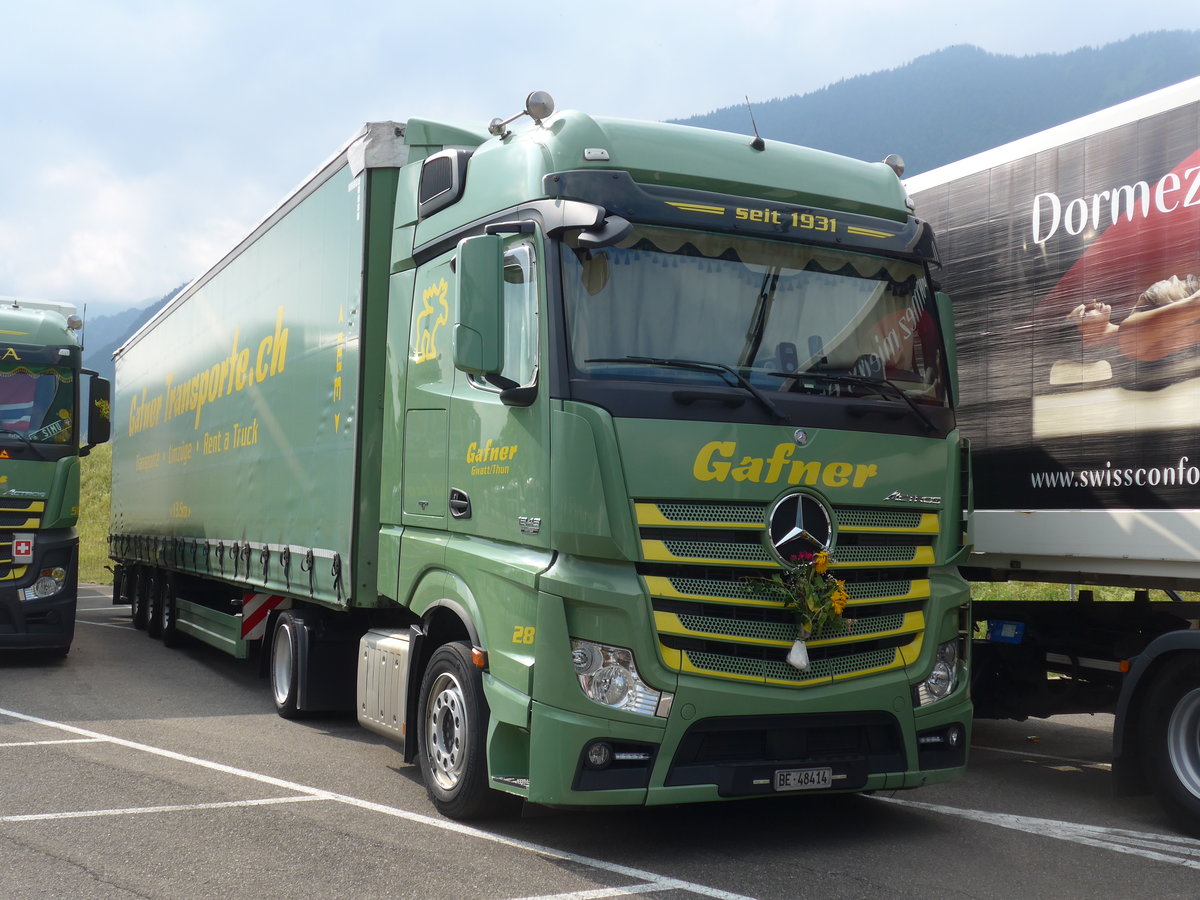(181'496) - Gafner, Thun - Nr. 28/BE 48'414 - Mercedes am 24. Juni 2017 in Interlaken, Flugplatz