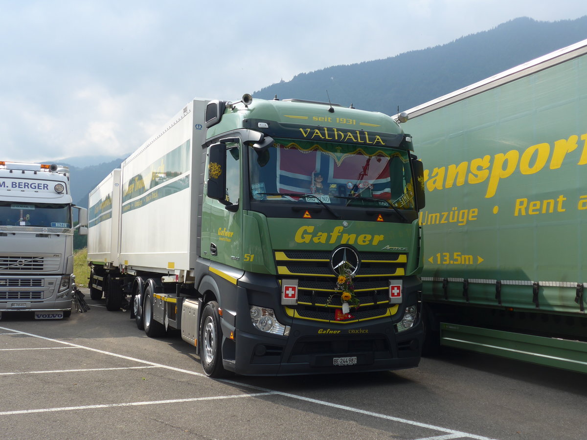 (181'497) - Gafner, Thun - Nr. 51/BE 244'987 - Mercedes am 24. Juni 2017 in Interlaken, Flugplatz
