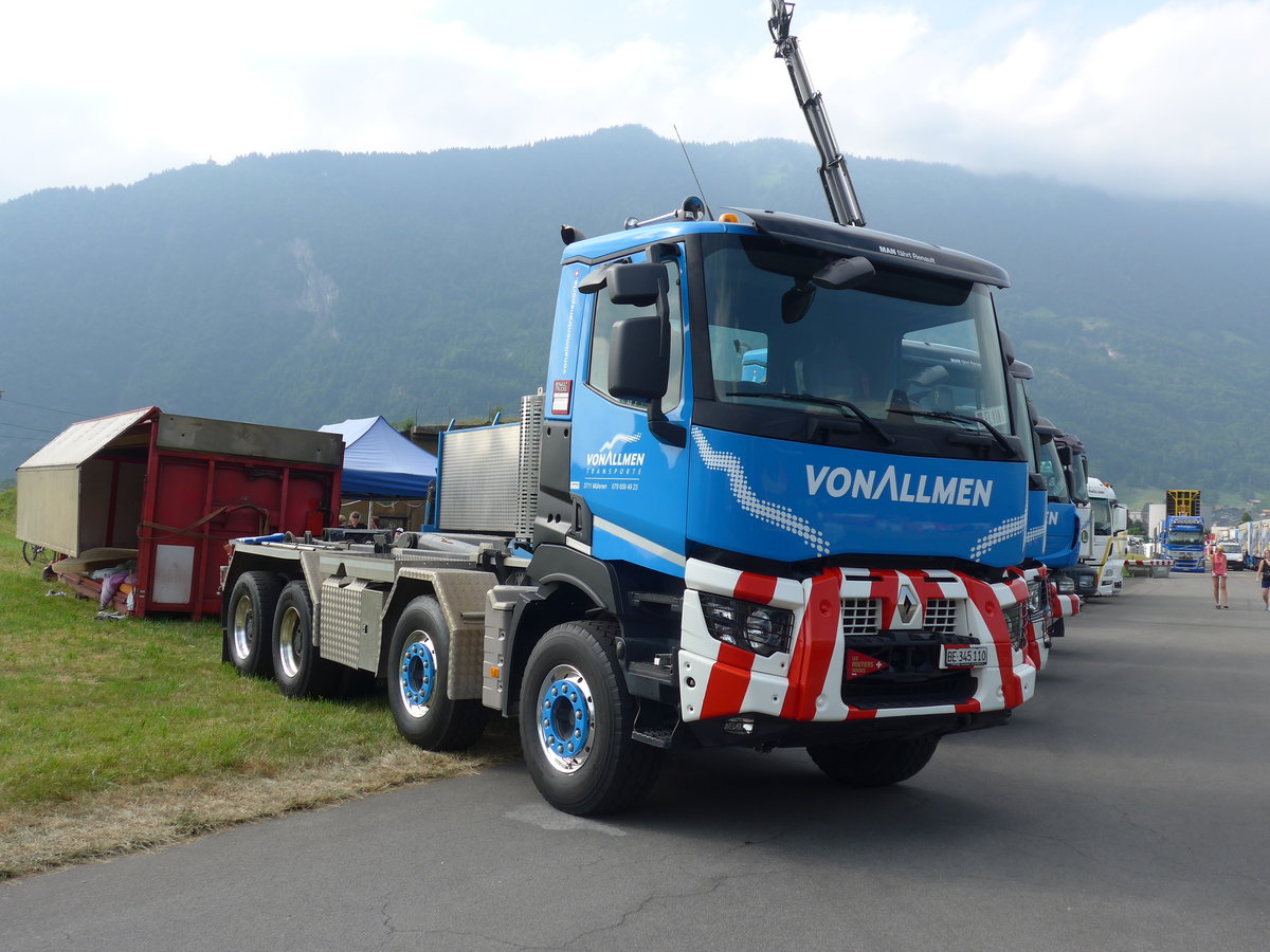 (181'511) - von Allmen, M�lenen - BE 345'110 - Renault am 24. Juni 2017 in Interlaken, Flugplatz