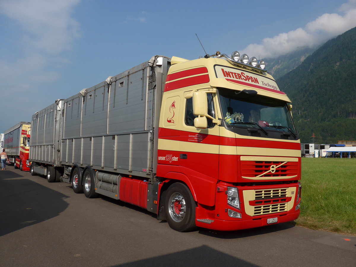 (181'518) - Interspan Tschopp, Buttisholz - LU 12'511 - Volvo am 24. Juni 2017 in Interlaken, Flugplatz