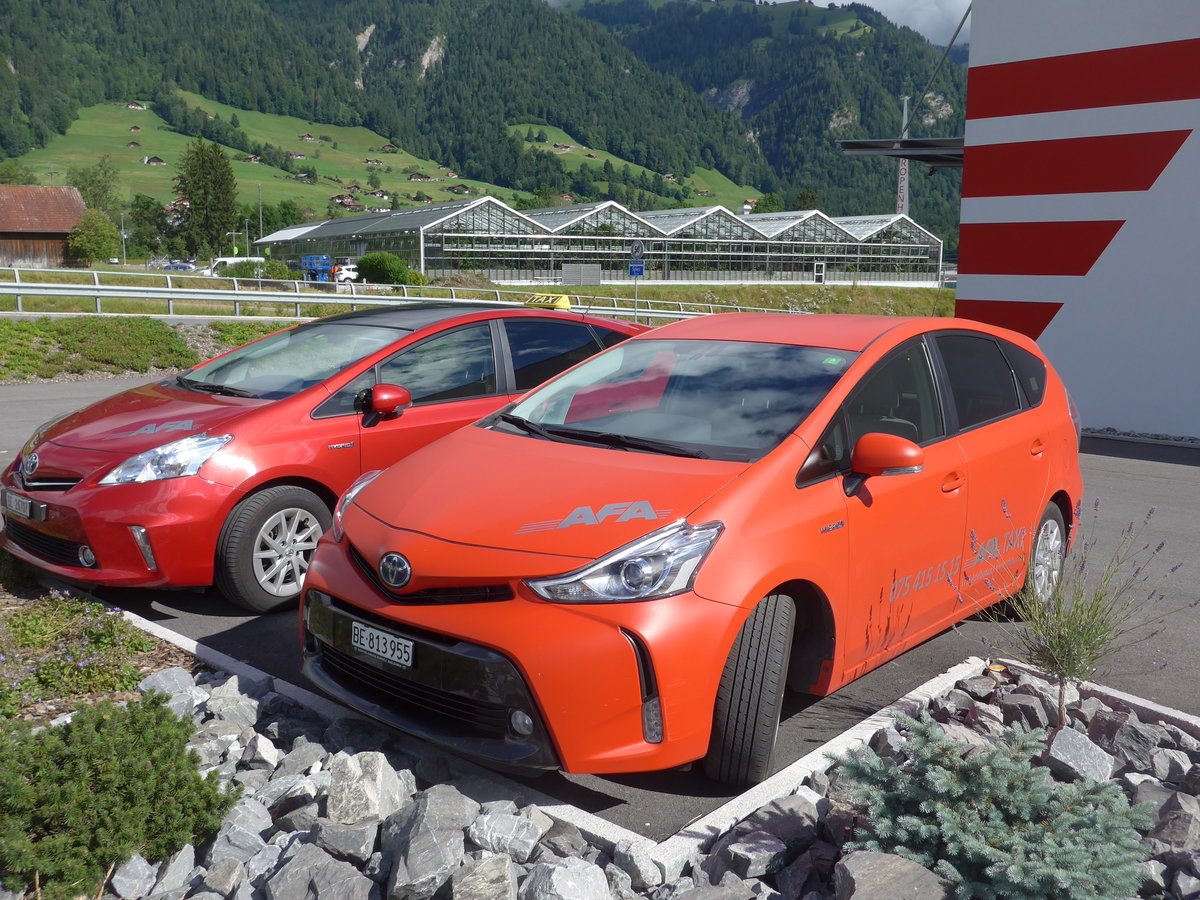 (181'637) - AFA Adelboden - BE 813'955 - Toyota am 1. Juli 2017 in Frutigen, Garage