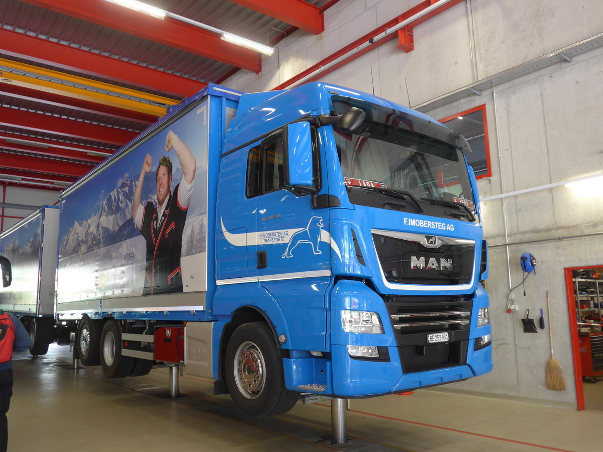 (181'676) - Imobersteg, Frutigen - BE 252'931 - MAN am 1. Juli 2017 in Frutigen, Garage AFA