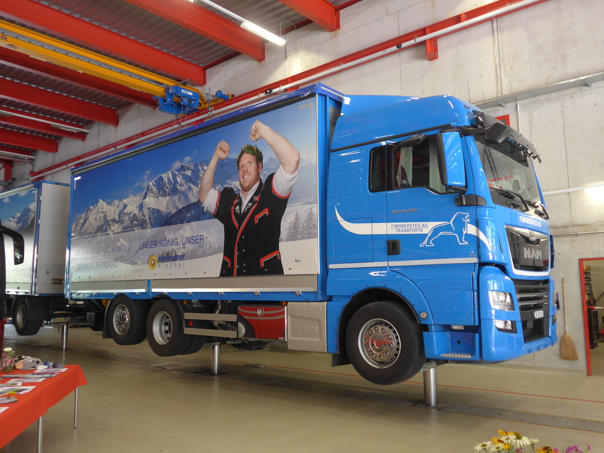 (181'677) - Imobersteg, Frutigen - BE 252'931 - MAN am 1. Juli 2017 in Frutigen, Garage AFA