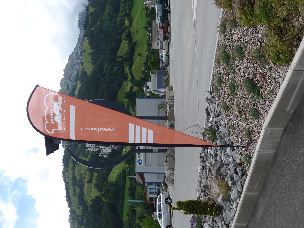 (181'695) - AFA-Fahne zum 100 Jahre Jubil�um am 1. Juli 2017 in Frutigen