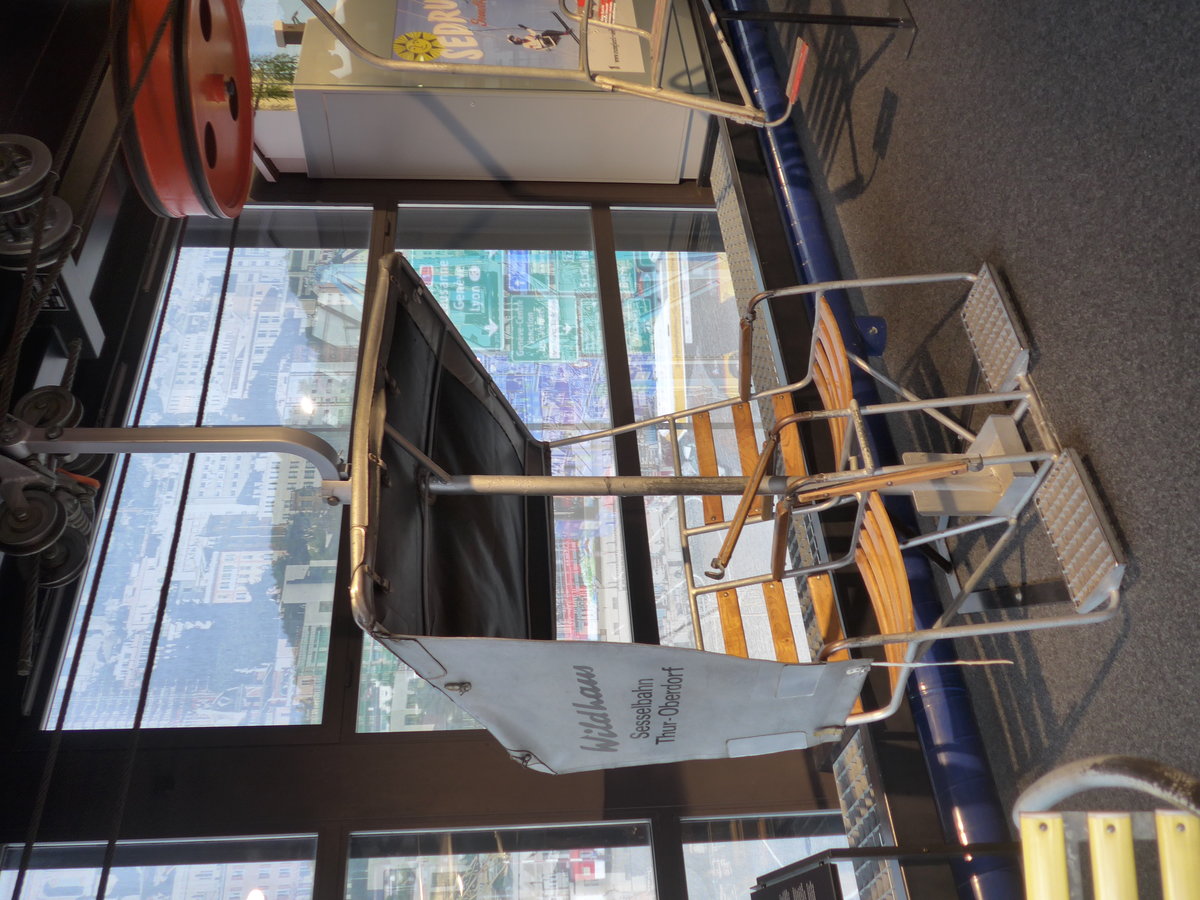 (181'787) - Sesselbahn Thur-Oberdorf (Wildhaus) am 8. Juli 2017 in Luzern, Verkehrshaus