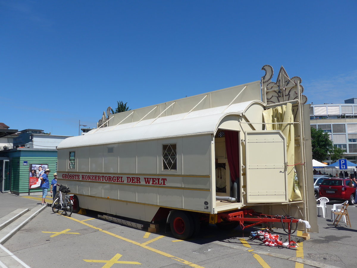 (182'093) - Die gr�sste Konzertorgel der Welt am 16. Juli 2017 beim Bahnhof Thun