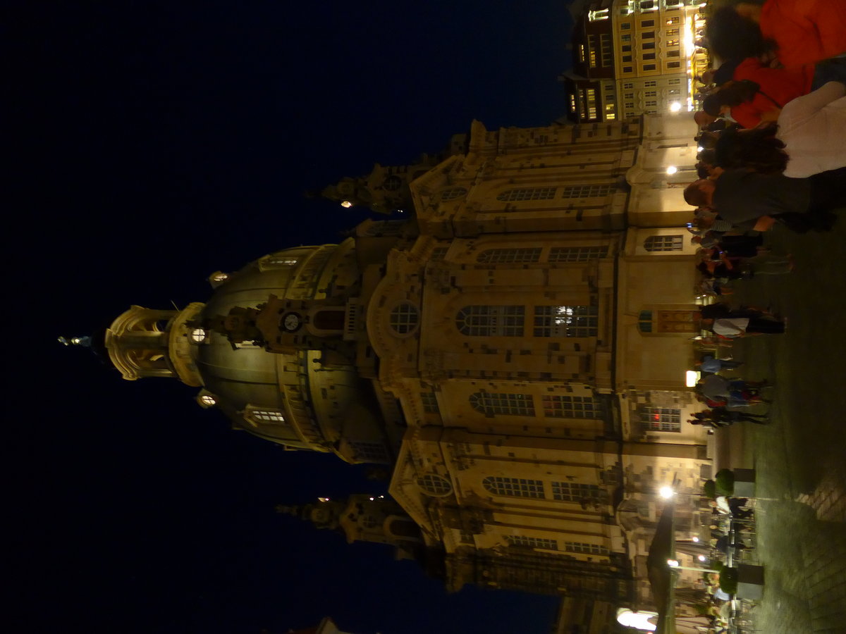 (182'842) - Die Frauenkirche am 7. August 2017 in Dresden