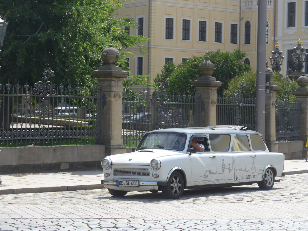 (182'889) - Trabant - DD-SL 601 - am 8. August 2017 in Dresden