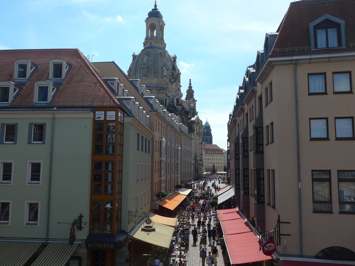 (182'906) - Die M�nzgassen am 8. August 2017 in Dresden